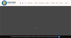 Desktop Screenshot of lesvoscuba.gr
